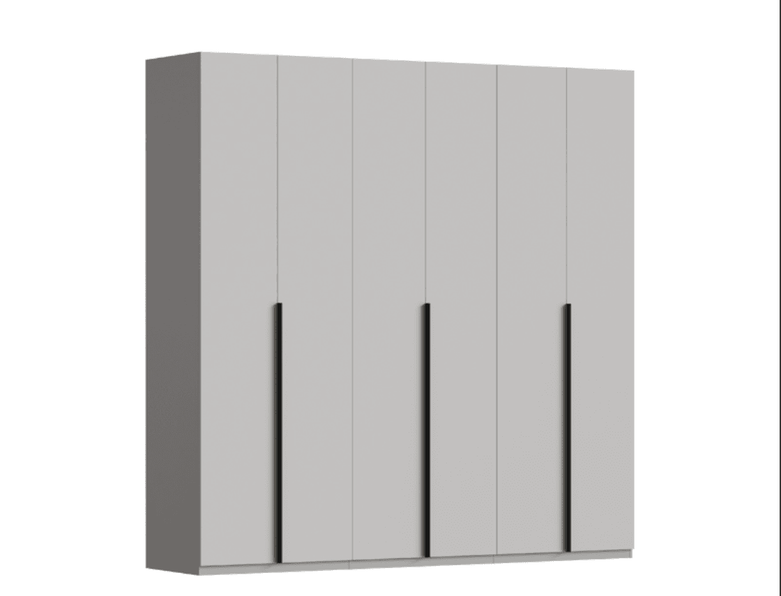 Finished standalone wardrobe cabinet